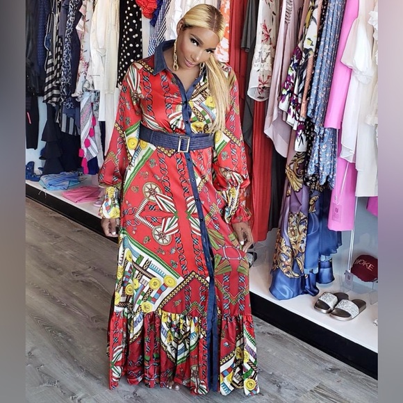 TOV Las Angeles maxi shirt dress, EU 44 L/XL - Picture 8 of 8